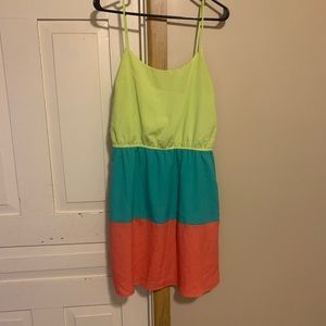 Color block dress
